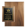 Genuine Walnut Plaque | Custom Recognition Plaques | Custom Engraved Plaques | Custom Plaques Awards | Plaques and Awards