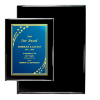 Blue Color 7" x 9" Piano Finish Plaques