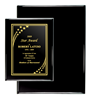 8" x 10" Black Piano Finish Plaque | Custom Recognition Plaques | Custom Engraved Plaques | Custom Plaque of appreciation