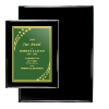 7" x 9" Green Piano Finish Plaques