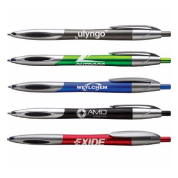 Economical Janita Grip Pen | Personalized Business Pen | promotional pens with stylus | Custom Pens No Minimum | Logo Printed Pen Economical Janita Grip Pen