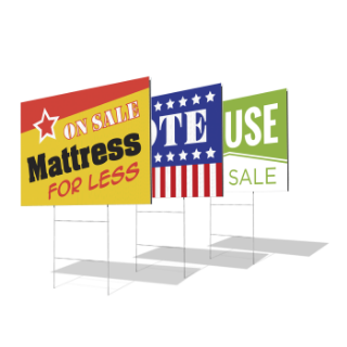 24 x 18 Custom Yard Signs (Single Sided) - Election Signs, Real Estate Signs | Custom Yard Signs | Custom Printing Services | MawardsPlus.com