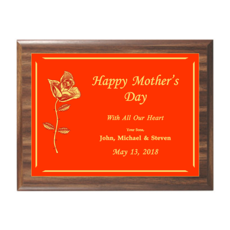 Picture of 7x9 Walnut Plaque