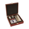 Picture of Rosewood Finish Flask Gift Set