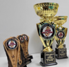 15" Gold Ribbon Cup and 7.5 Cobra Trophy