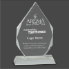 Diamond Crystal Award on Clear Pedestal Base | Recognition Crystal Awards